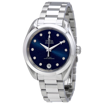 Seamaster Automatic Diamond Blue Dial Watch 220.10.34.20.53.001
