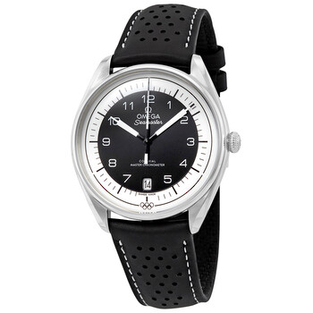 Seamaster Olympic Timekeeper Automatic Black Leather Limited Edition Watch 522.32.40.20.01.003