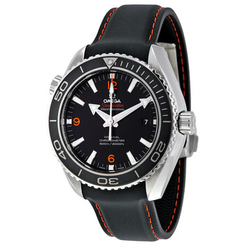Seamaster Planet Ocean Black Rubber Watch