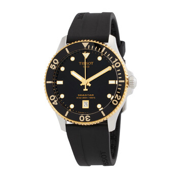 Seastar 1000 Quartz Black Dial Watch T120.410.27.051.00