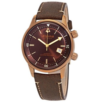 Seastrong Diver Heritage Automatic Brown Dial Watch AL525BR4H4