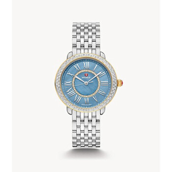 Serein Quartz Diamond Blue Dial Watch MWW21B000156