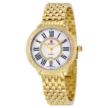 Serein White Mother of Pearl Dial Watch MWW21B000031