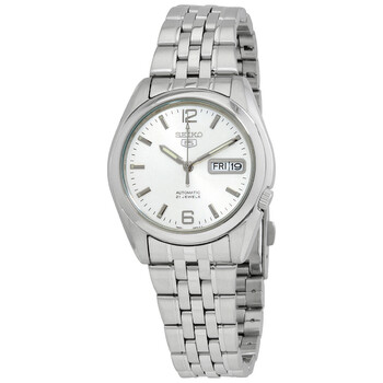 Series 5 Automatic White Dial Watch SNK385K1