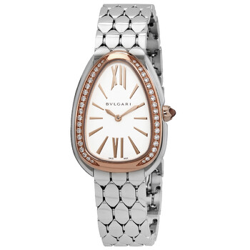 Serpenti Seduttori Quartz White Dial Watch