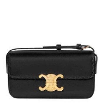 Shiny Calfskin Claude Shoulder Bag