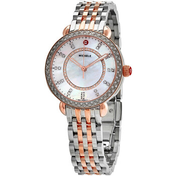Sidney Classic Mother of Pearl Dial Twotone Watch MWW30B000003