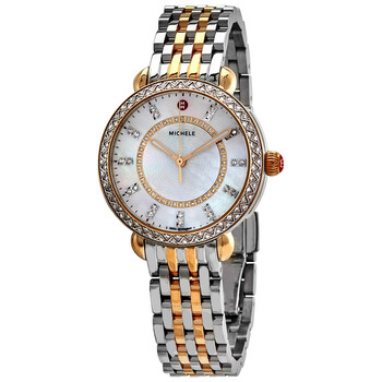 Sidney Classic White Mother of Pearl Diamond Dial Watch MWW30B000002