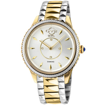Siena Quartz Silver Dial Diamond Watch