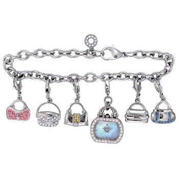 Silhouette Charm Bracelet Purses Watch EG231061N