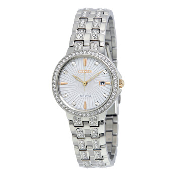 Silhouette Crystal EcoDrive Watch EW234058A