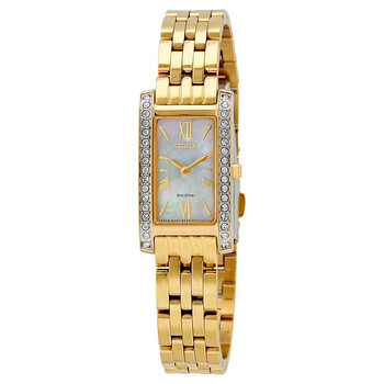 Silhouette Crystal White Mother of Pearl Dial Watch EX147256D