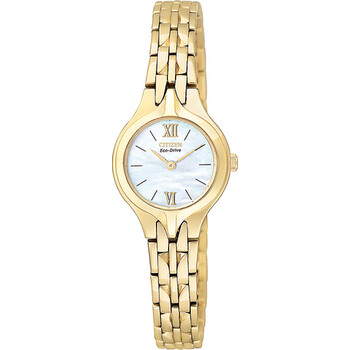 Silhouette EcoDrive GoldTone Watch EW969252D
