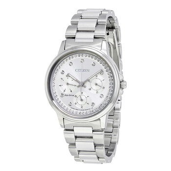 Silhouette EcoDrive MultiFunction Silver Dial Watch FD204057A