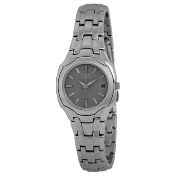Silhouette Eco Drive Stainless Steel Watch EW125054A