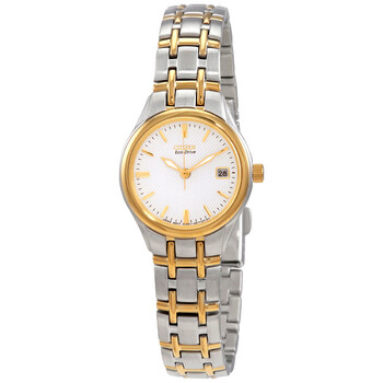 Silhouette White Dial Watch EW126450A