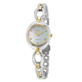 Silhouette White Mother of Pearl Dial Watch EX143455D