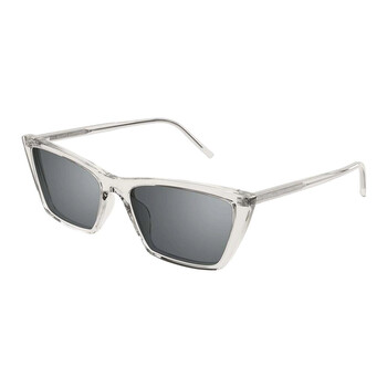 Silver Cat Eye Sunglasses SL 737 MICA THIN 004
