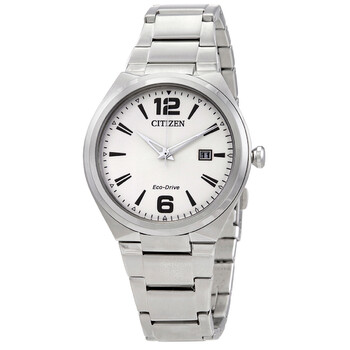 Silver Dial Stainless Steel Watch AW137051B