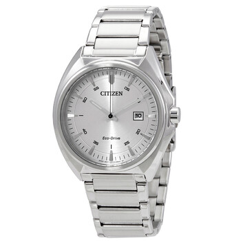 Silver Dial Stainless Steel Watch AW157087A