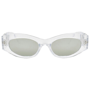 Silver Mirror Oval Sunglasses VE4480U 14830