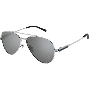 Silver Pilot Sunglasses GG1874S 002