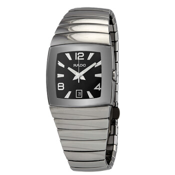 Sintra Platinumtone Ceramic Black Watch R13599152