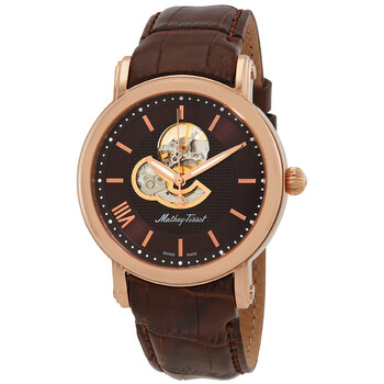 Skeleton Automatic Brown Dial Watch H7053PM
