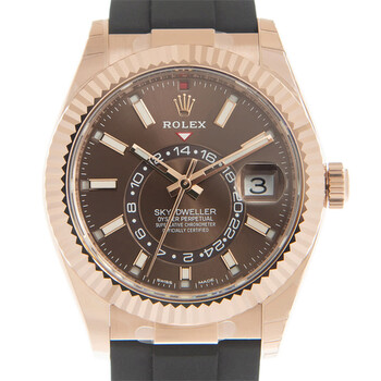 SkyDweller Automatic Chronometer 18kt Rose Gold Chocolate Dial Watch 326235CHSR