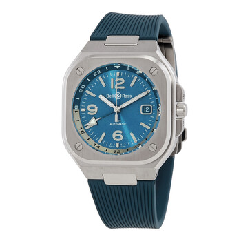 Sky Blue BR 05 GMT Automatic Watch BR05GPBSTSRB