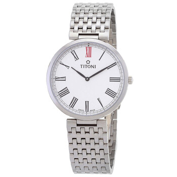 Slenderline Quartz Silver Dial Watch TQ52718S608