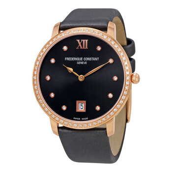 Slim Line Joaillerie Dark Grey Dial Watch FC220G4SD34