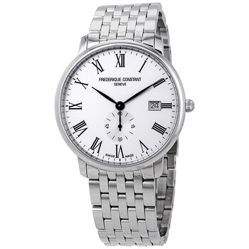 Slim Line White Dial Watch FC245WR5S6B