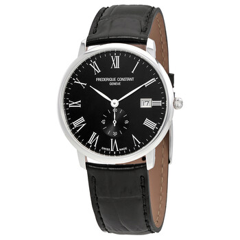 Slimline Black Dial Watch FC245BR5S6