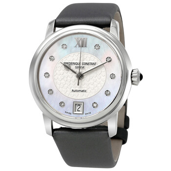 Slimline Mother of Pearl Diamond Watch FC303WHD2P6