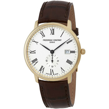 Slimline White Dial Watch FC245WR5S5