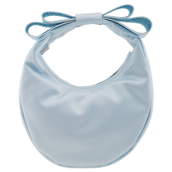 Small Cadeau Satin Top Handle Bag