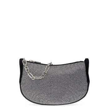 Small Kendall Embellished Suede Shoulder Bag