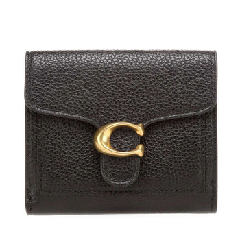 Small Leather Tabby Wallet In Black