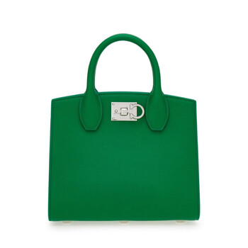 Small Studio Box Gancini Buckle Tote Bag