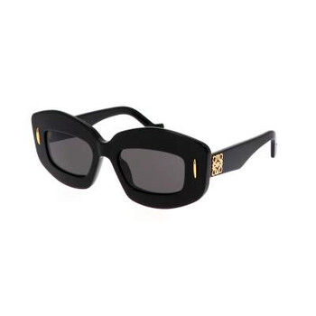 Smoke Geometric Sunglasses LW40114I 01A