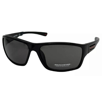 Smoke Wrap Sunglasses SO8009 01A