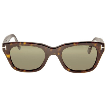 Snowdon Green Square Sunglasses FT0237 52N