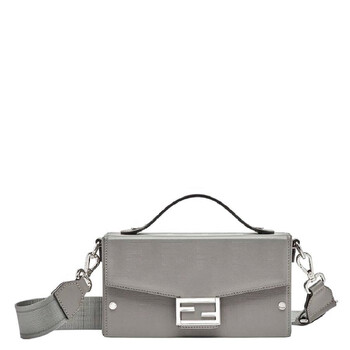 Soft Trunk Baguette Crossbody Bag