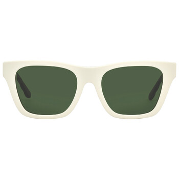 Solid Dark Green Rectangular Sunglasses TY7181U 190671