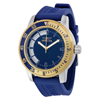 Specialty Blue Dial Blue Rubber Watch
