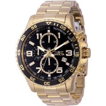 Specialty Chronograph Quartz Black Dial Watch