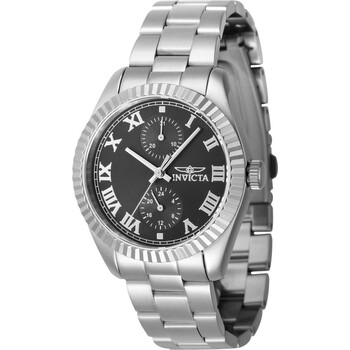 Specialty Date GMT Quartz Black Dial Watch