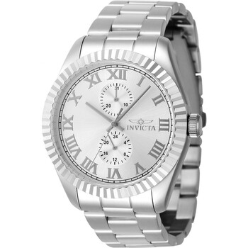 Specialty GMT Quartz Silver Dial Watch