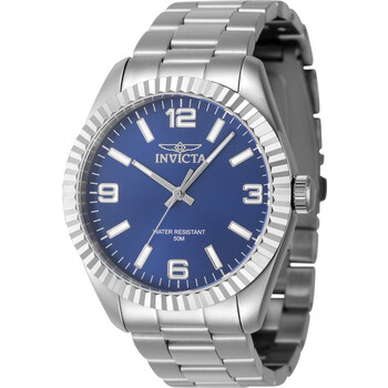 Specialty Quartz Blue Dial Watch